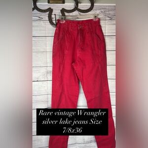 Vintage Wrangler Bold Red jeans Trousers